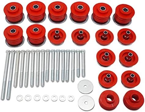 Amazon Super Duty Red Body Mount Bushing Kit For 2008 2016 Ford