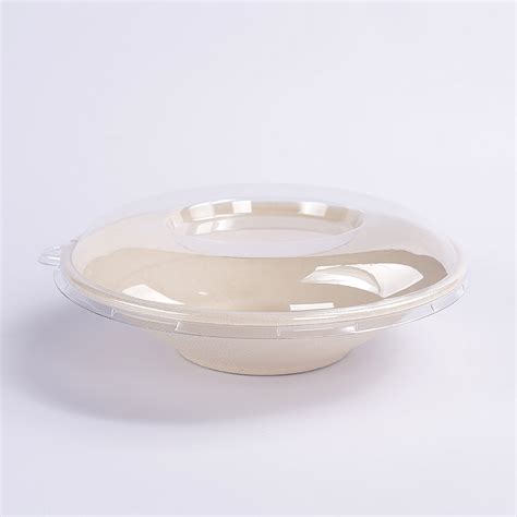 Customized 24 Oz Sugarcane Fiber Pulp Bagasse Salad Bowl Wholesale