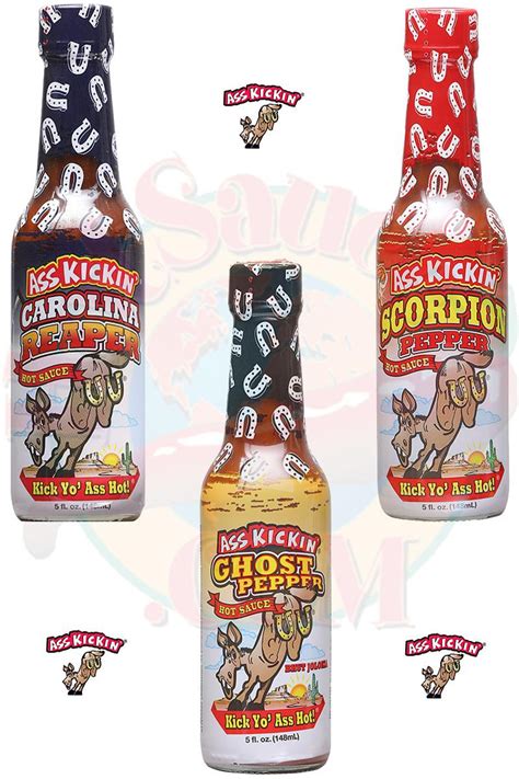 Ass Kickin Extreme Hot Sauces 3 Pack