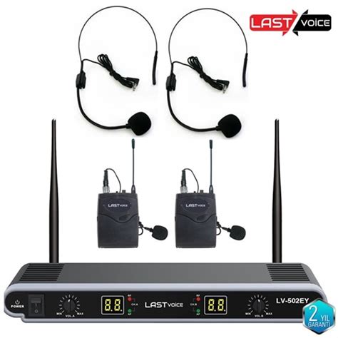 Lastvoice Lv H Iftli Telsiz Kablosuz Headset Kafa Mikrofonu