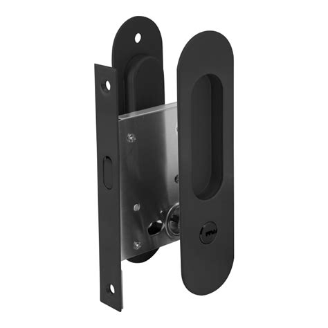 Cerradura Pico Loro Para Puerta Corrediza Oval Negra Almacenes Boyac