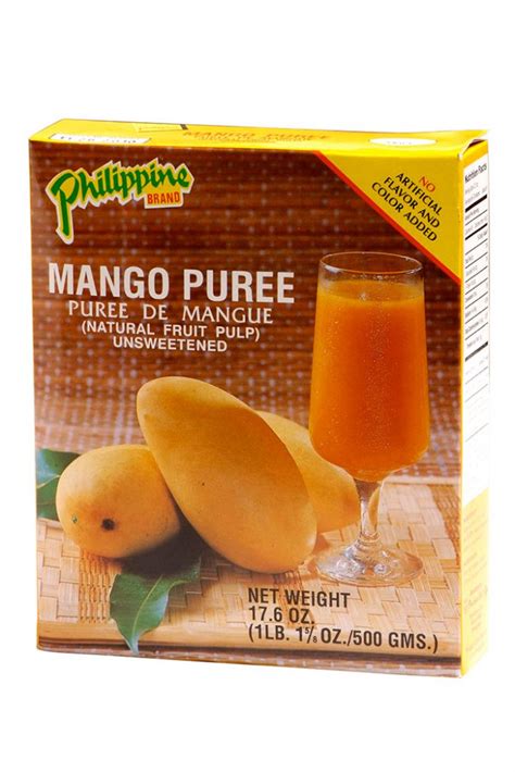 Philippine Brand Unsweetened Mango Puree 500g Profoodcorp