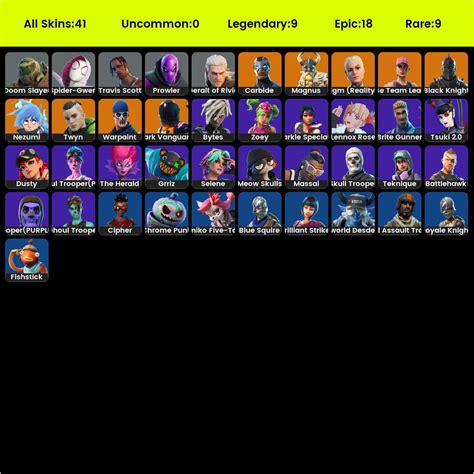 PC XBOX 39 Skins OG STW Og Ghoul Trooper Og Skull Trooper