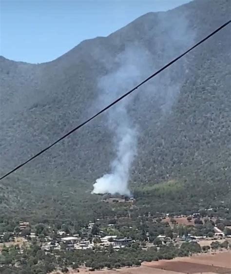 Una hectárea consumió incendio forestal en Landa de Matamoros