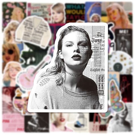 Stickers Taylor Swift The Eras Tour Merch Swiftie Aesthetic T For