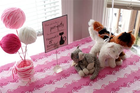 KarenScraps: Cute Kitty Birthday Party