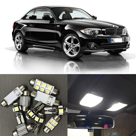 14pcs White Canbus Error Free Car LED Light Bulbs For 2008 2013 BMW 1