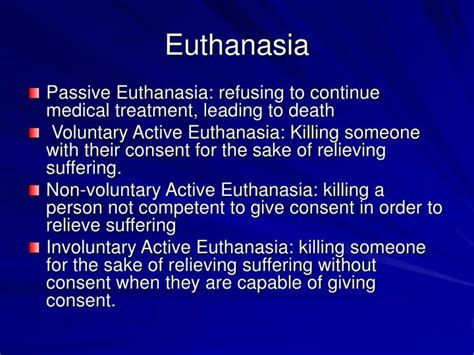 Ppt Euthanasia Powerpoint Presentation Free Download Id224397