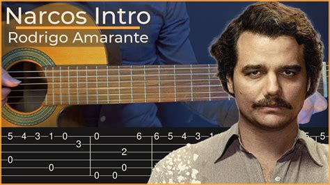 Narcos Intro Rodrigo Amarante Simple Guitar Tab Youtube