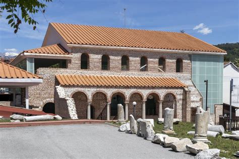 Episcopal Complex with Basilica in Town of Sandanski, Bulgaria Stock ...