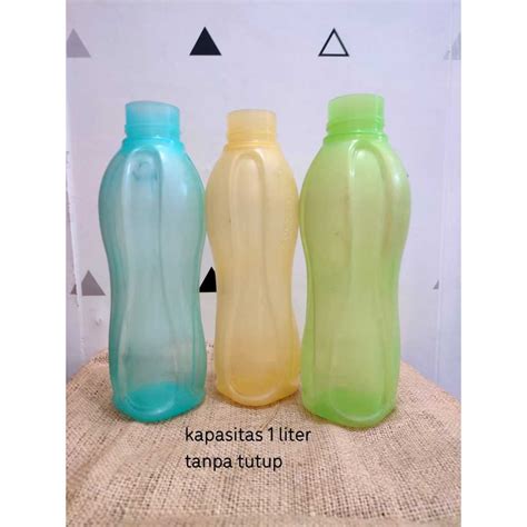 Jual Botol Minum Eco Tupperware Ori Liter Second Tanpa Tutup Shopee