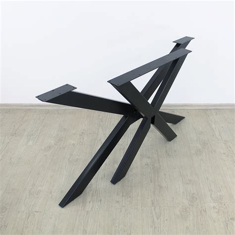 Bolted And Welded Steel Table Base Asymmetrical Spider Affordable