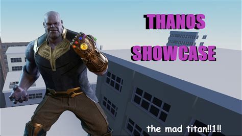 Thanos Showcase Super Universe Battlegrounds YouTube