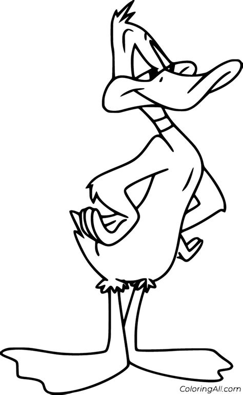 Printable Daffy Duck Coloring Pages