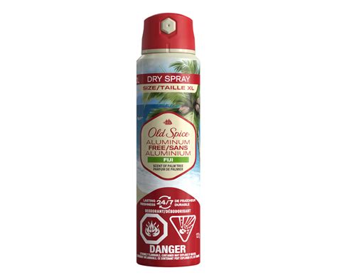 Aluminum Free Dry Spray Fiji 122 G Old Spice Antiperspirant