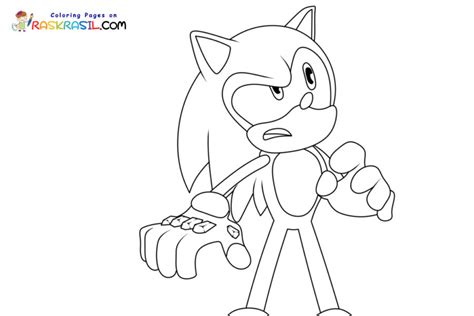 Desenhos De Sonic Prime Para Colorir