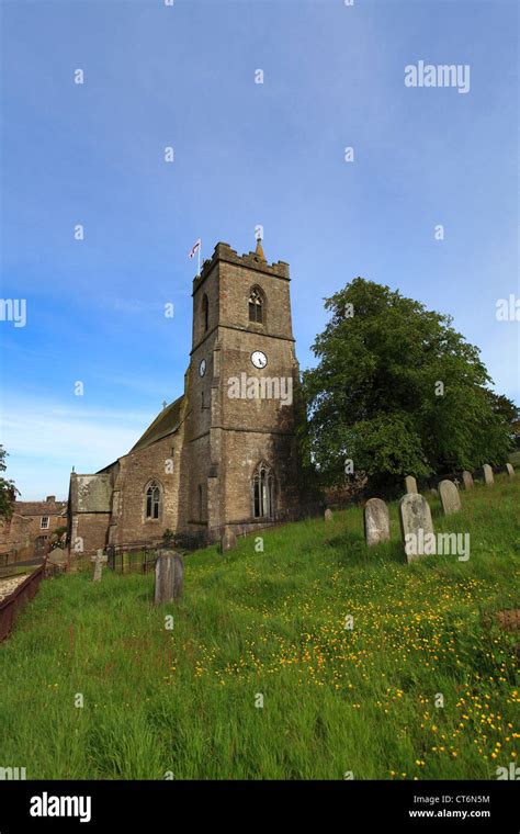 Summer St Margarets Parish Church Hawes Town Wensleydale Yorkshire