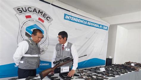 Arequipa Sucamec Retira M S De Mil Armas De Circulaci N Video