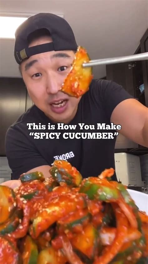 Spicy Cucumber Banchan Chef Chris Cho Recipe In 2024 Korean Food