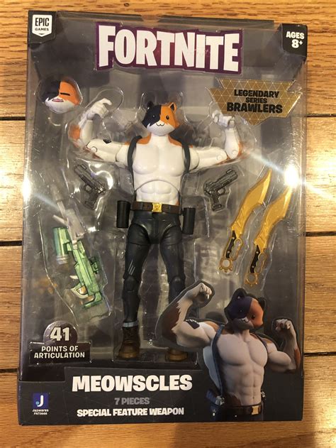 Jazwares Fortnite Meowscles Legendary Brawler Series Inch 58 OFF