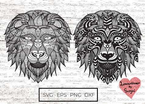 Free Boho Lion Svg Svg Png Eps Dxf File