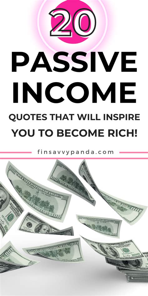 A Pile Of Money With The Words Passive Income Written On It In Pink And Black