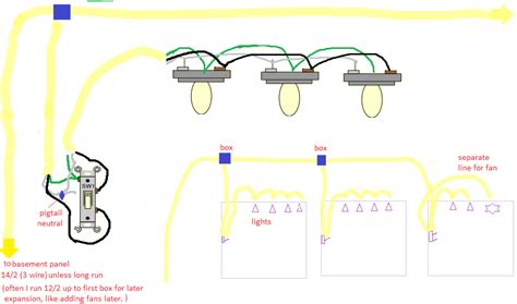 Wiring Diagram For Basement Lights