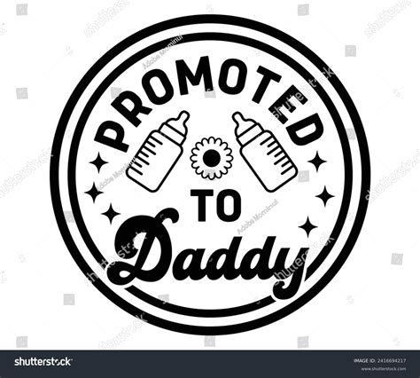 Promoted To Daddy Svg Fathers Day Svg Papa Svg Royalty Free Stock