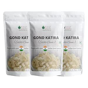 Bliss Of Earth Gond Katira Pure Organic Edible Gum Tragacanth Gum Gond