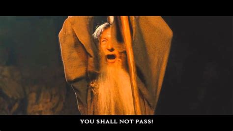 Best And Favorite Lord Of The Rings Quotes You Shall Not Pass Gandalf Youtube