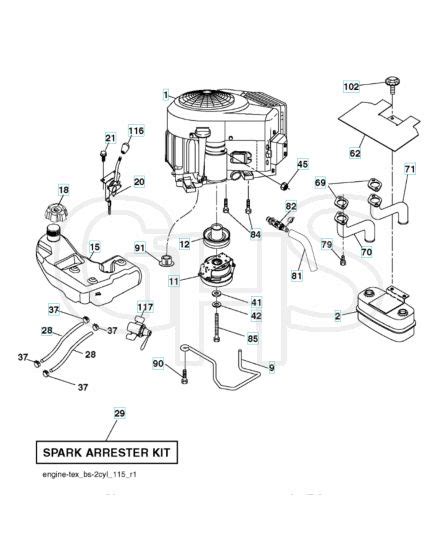 Husqvarna Yth Tdrf Engine Ghs