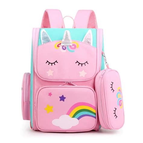 Sac Dos Taille Petit Dos D Cole D Motif Licorne Pour Enfants