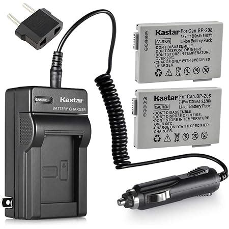 Amazon Kastar Battery And Charger For Canon Bp Battery And