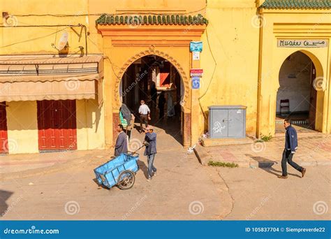 Meknes, Morocco editorial stock image. Image of ancient - 105837704