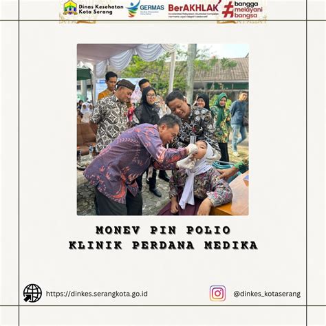 Kegiatan pin polio - DINKES Kota Serang