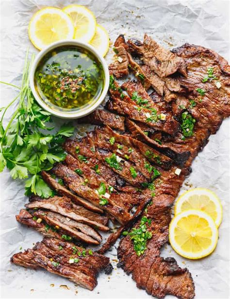 Grilled Skirt Steak With Chimichurri Laborday