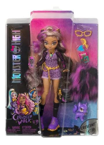 Monster High Clawdeen Wolf Accesorios Mascota Importado Usa Env O Gratis