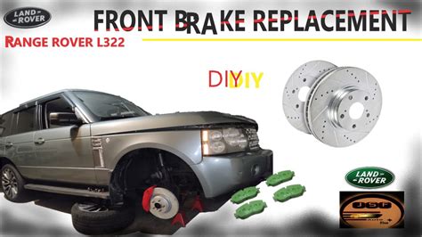 Range Rover L Front Brake Replacement How To Youtube