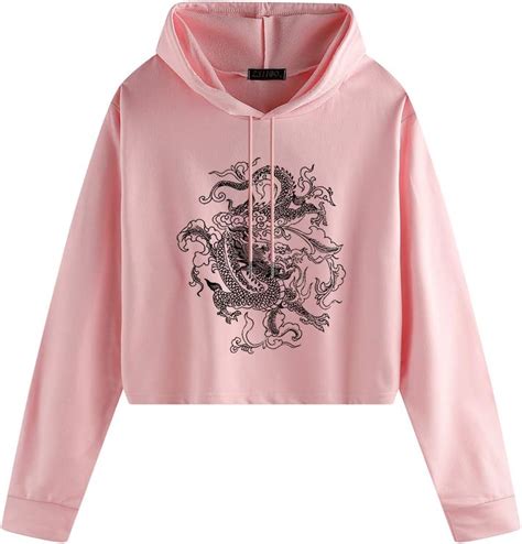 Sudadera Con Capucha De Manga Larga Con Estampado De Drag N Para Mujer