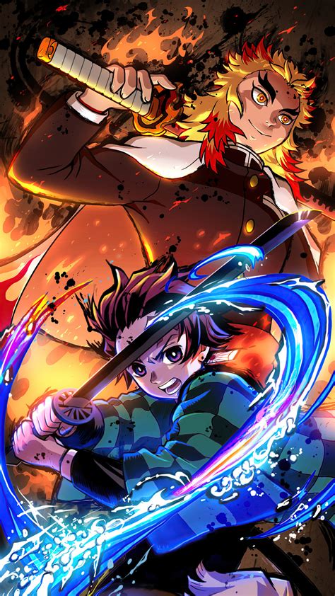 🔥 [30+] Rengoku And Tanjiro Wallpapers | WallpaperSafari