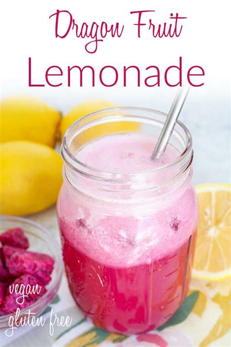 Dragon Fruit Lemonade Create Mindfully In 2024 Lemonade Recipes Dragonfruit Recipes Fruit