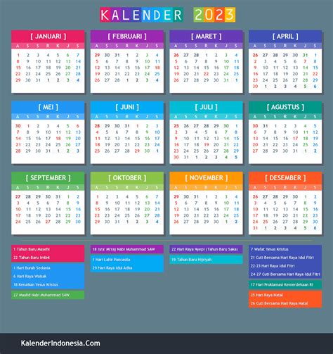 Download Kalender 2024 Indonesia Lengkap Dengan Hari Libur Nasional