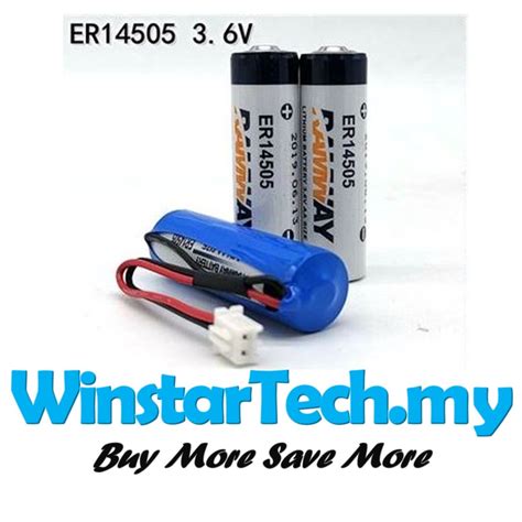 RAMWAY ER14505 3 6V LIthium Battery C Size ER 14505 AA CNC PLC Battery