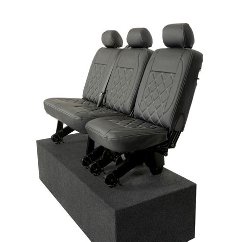 VW TRANSPORTER T6 T6 1 SHUTTLE 2ND ROW SEAT COVERS LEATHERETTE 2024 ON