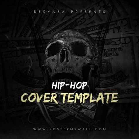 Plantilla De Rap Hip Hop Cd Plantilla Portada Postermywall