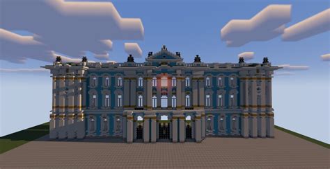 Winter Palace St Petersburg Russia Minecraft Map