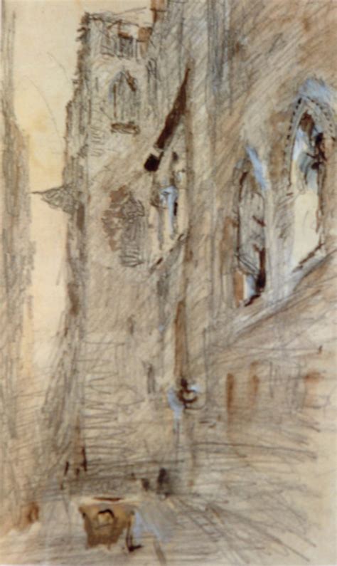 A Street in Venice (1876) by John Ruskin – Artchive