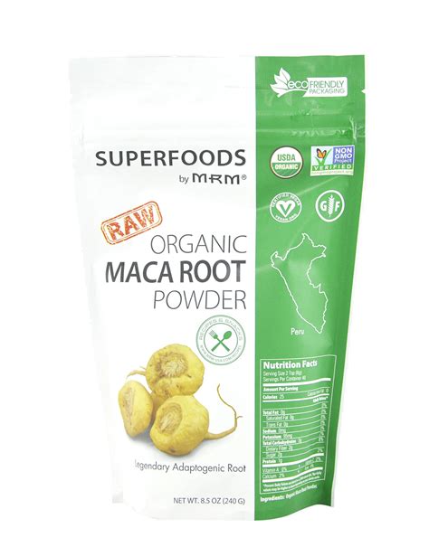 Superfoods Organic Maca Root Powder By Mrm 240 Grams