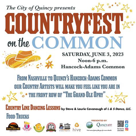 Quincy CountryFest on the Common [06/03/23]