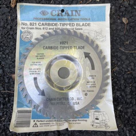 Crain 821 Carbide Tipped Blade For Crain Jamb Saws 812 820 825 Ebay